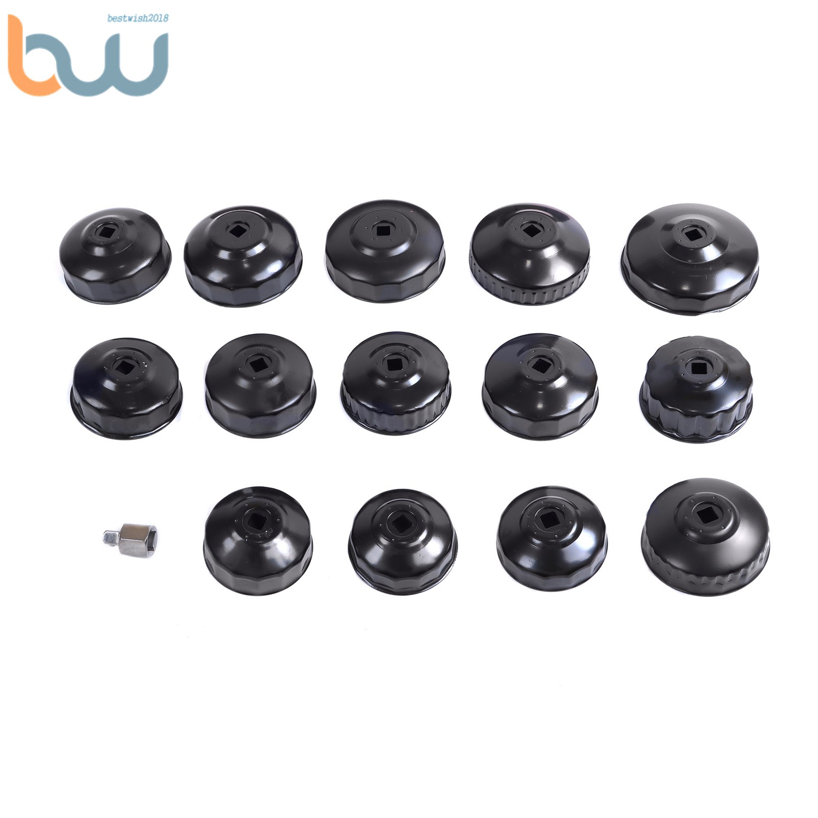 14Pccs Cup Type Oil Filter Cap Wrench Socket Removal Tool Set 65-14F to 100-15F