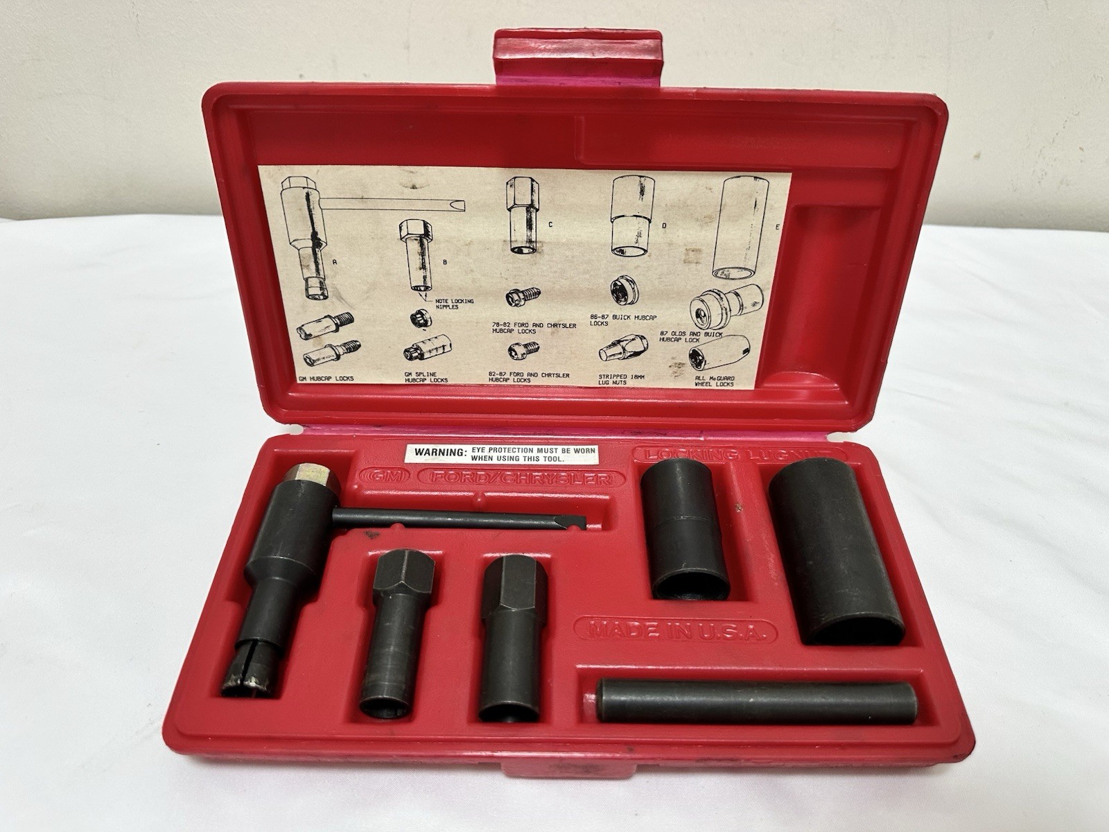 Hubcap & Wheel Lock Removal Kit – GM and Ford/Chrysler MADE IN USA