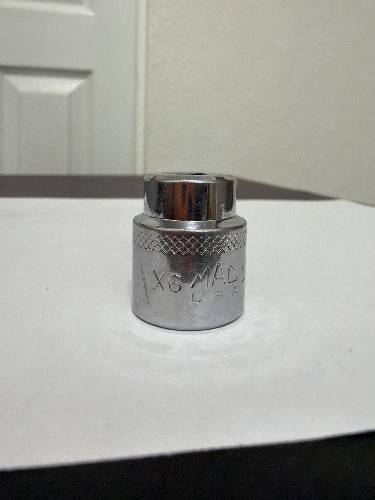 Mac Tools 3/8″ Drive 17MM 6PT Metric Shallow Chrome Socket USA X617MM