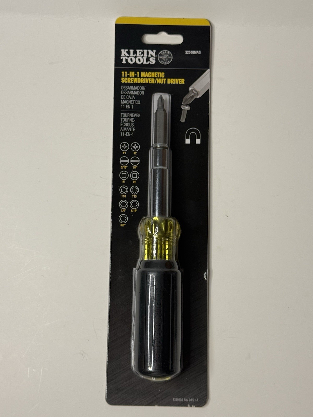 New! Klein Pro 11-in-1 Magnetic Flip Screwdriver/ Nut driver #32500MAG