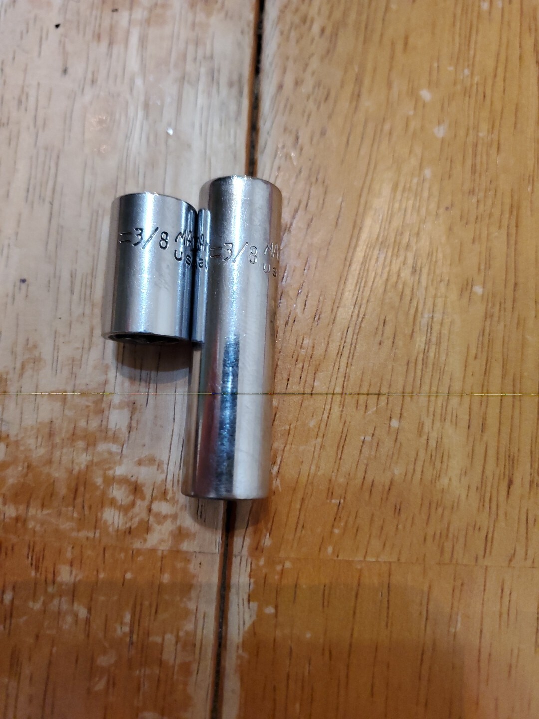 Mac Tools 1/4 Drive 3/8″ 6PT Shallow Deep Sockets Lot Of 2