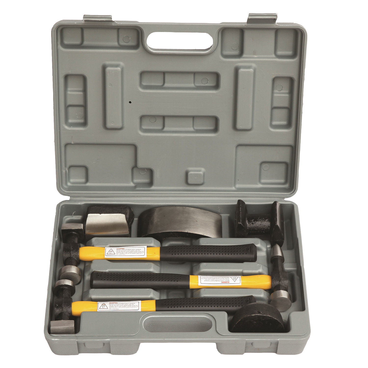 HFS(R) 7 PC Auto Body Fender Repair Tool Hammer & Dolly Set