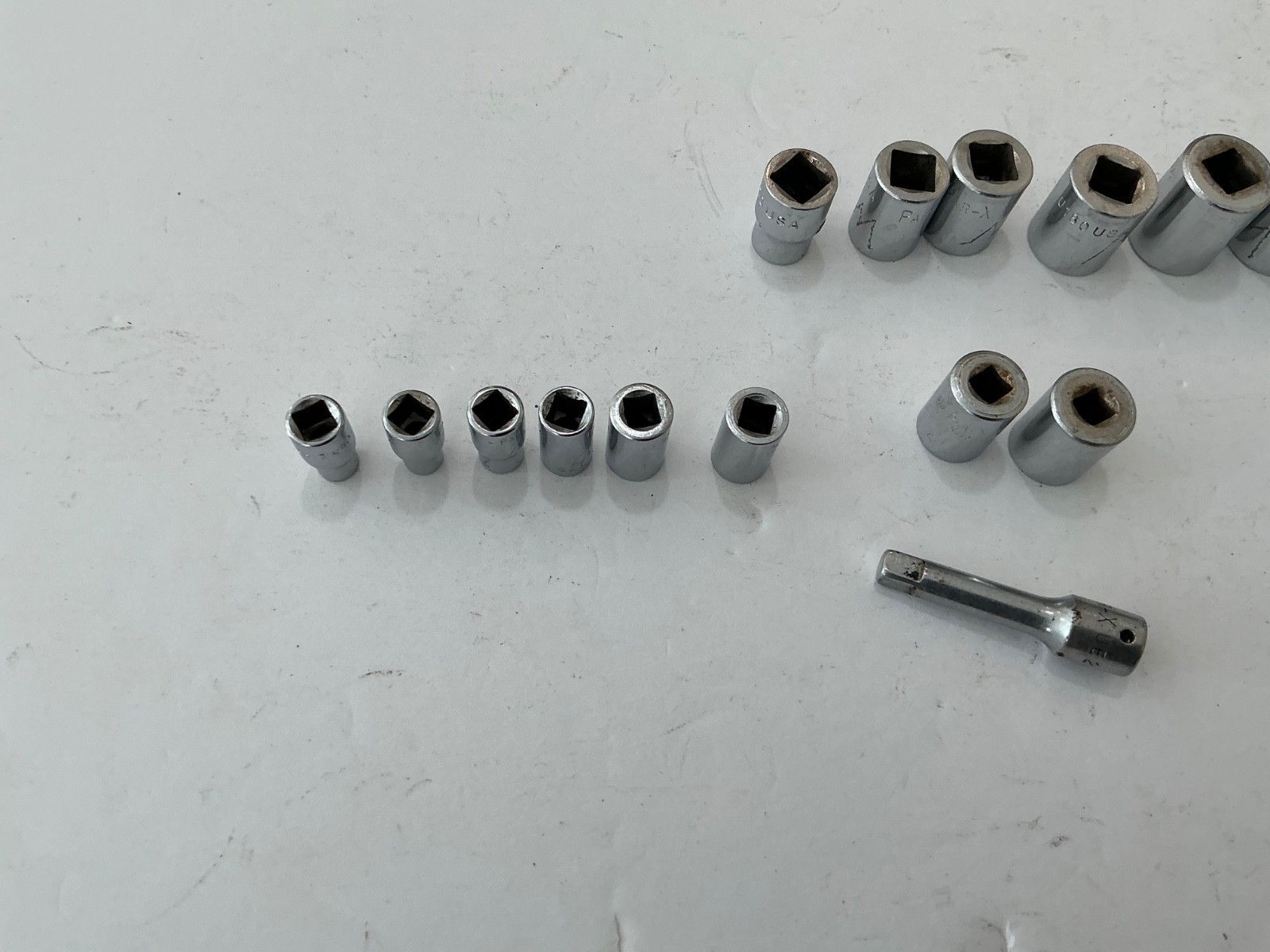Vtg Asst Par-X sockets 18 pc, 1/4″, 3/8″, & 1/2″ all for $30 OBO