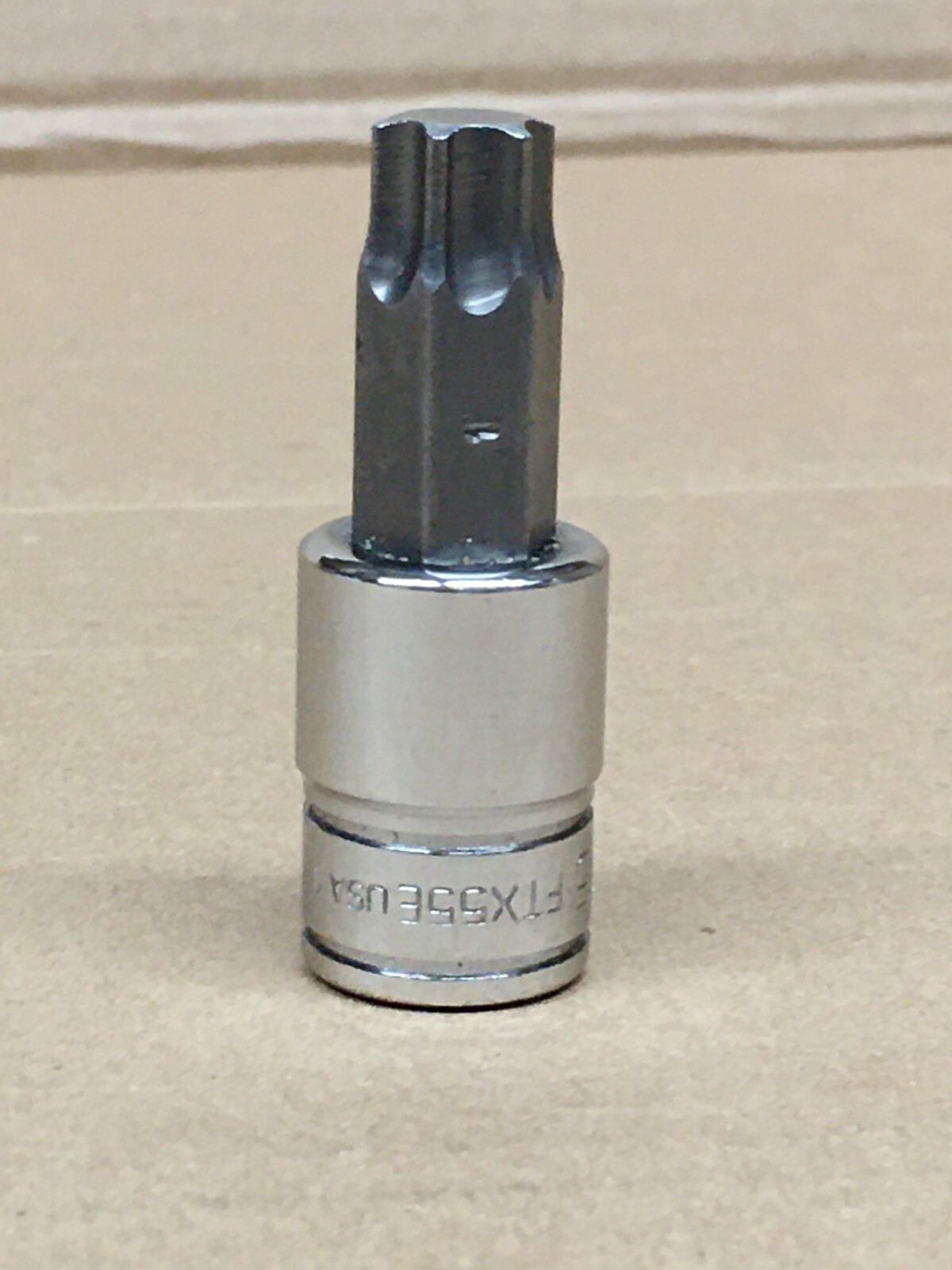 NEW – Snap-On T55 Torx Chrome Socket – 3/8″ Drive – FTX55E
