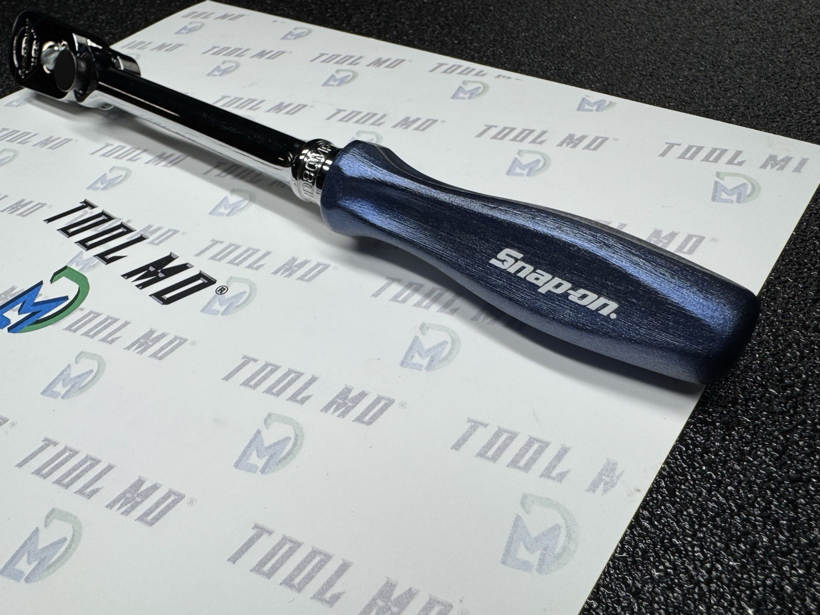 Snap-on Tools USA POWER BLUE 3/8″ Drive Hard Grip Multi-Position Ratchet FHD80MP