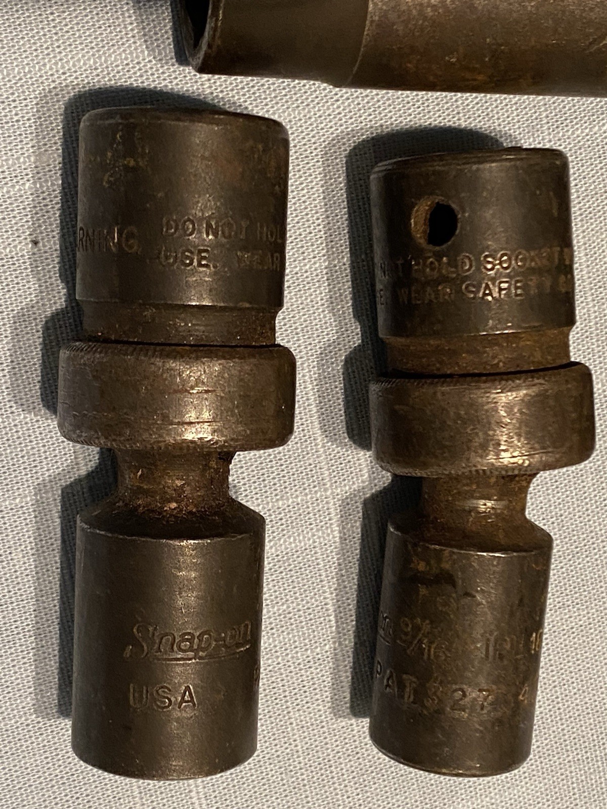 5 Snap On Socket Tools IPL 9/16” 5/8” 3/4” 9/16” Swivel Sockets & Regular