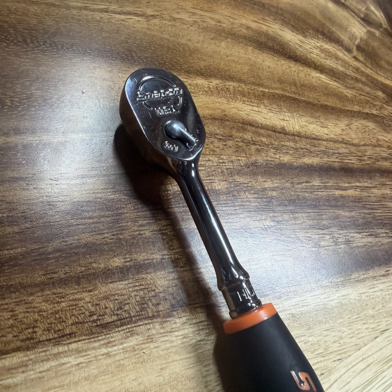New Snap On THL72 1/4″ Drive ORANGE Soft Handle Ratchet – Free Shipping