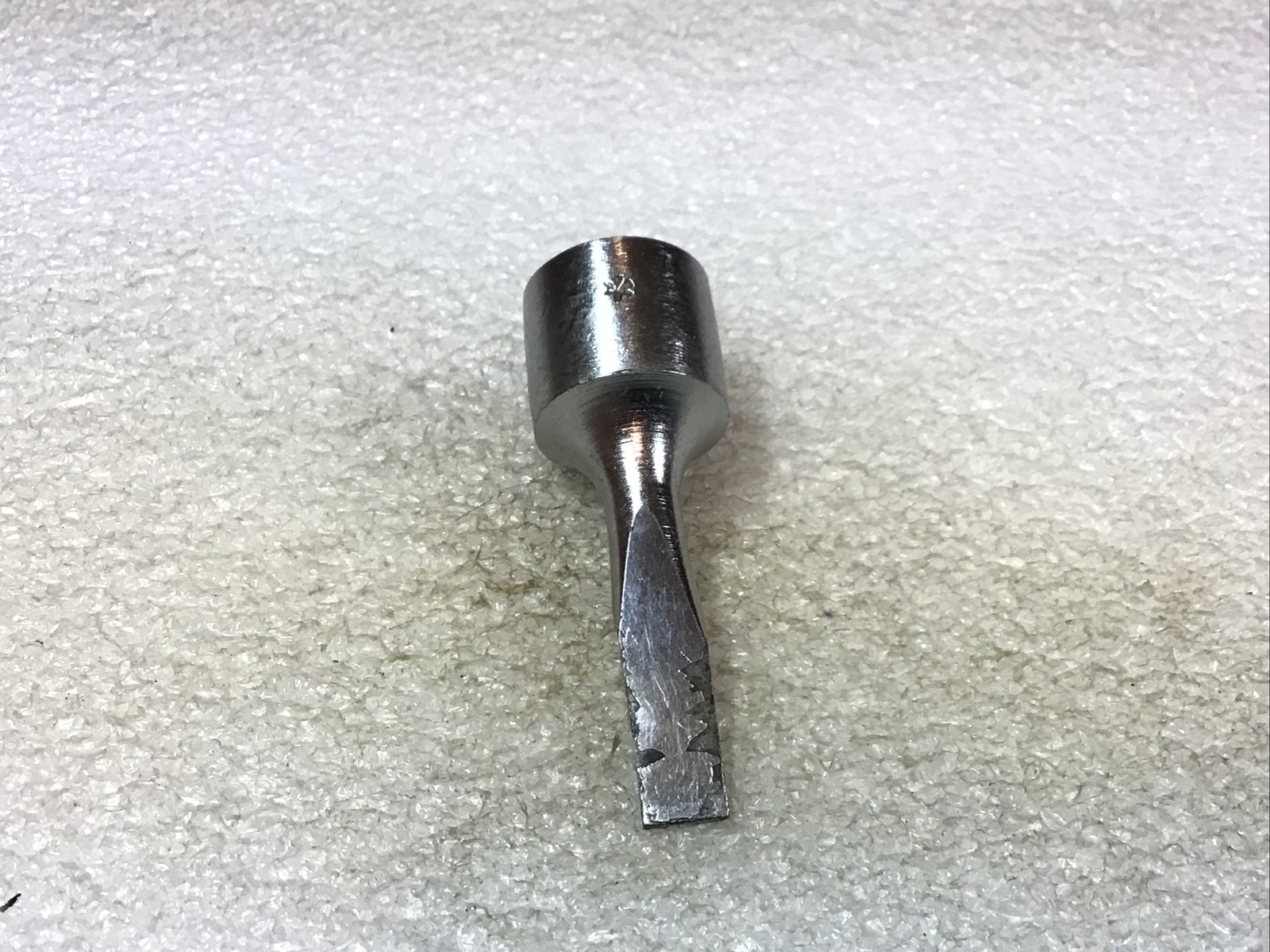 Proto Tool 5246 – 1/4”Tip, Flat Head, Chrome, Screwdriver Socket, 3/8″ Dr.-USA-