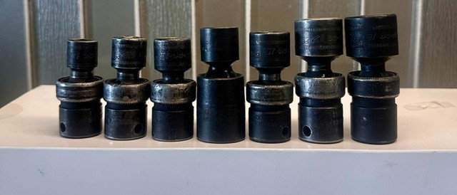 Snap On 3/8″ Drive Metric Impact Swivel Socket Set