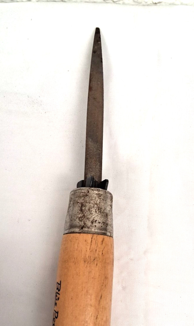 VTG Wood Handle Files -Blue Point GA-98 Adjustable Jaw & Nicholson Slim Taper