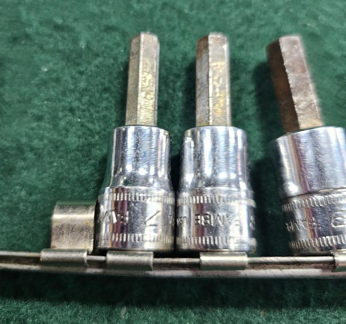 SNAP-ON 6PC 3/8″ Drive Metric Hex Bit Socket Set (4-10MM (NO 5MM)), 207EFAMY