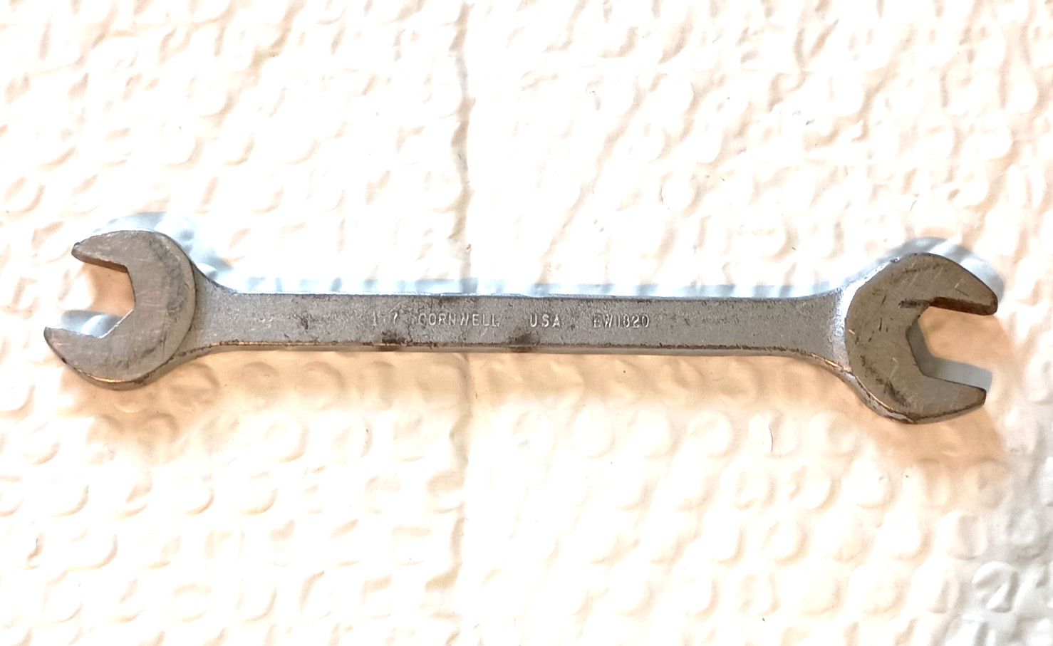 CORNWELL TOOLS USA EW1820, 9/16″ x 5/8″ DBL. OPEN – END WRENCH, 7.25″ LONG.