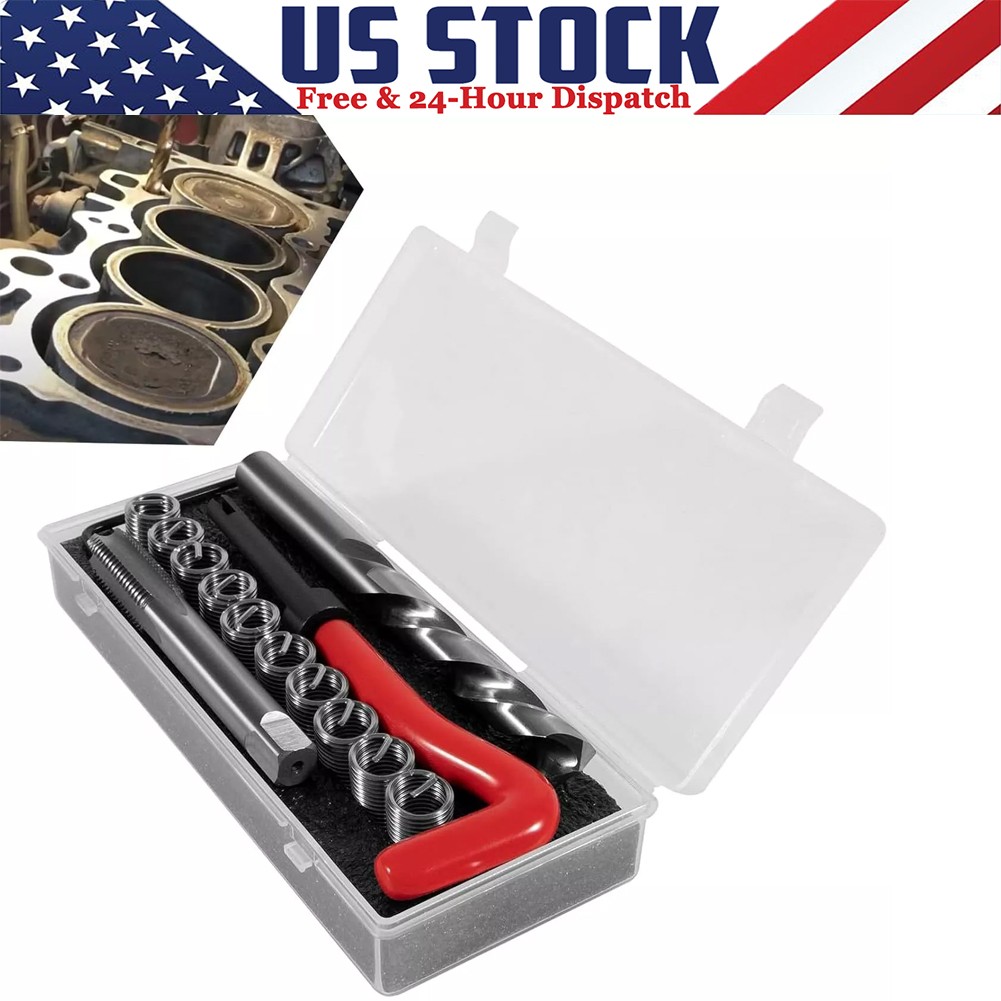 Head Thread Bolt Repair Tool Kit 1420 for Honda B16 Engine, Toyota M11.5mm x 1.5