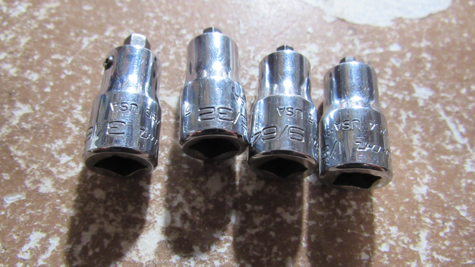 Snap On SAE Stubby Hex Drivers Set of 4 TMAXS4 TMAXS4.5 TMAXS5 TMASX6