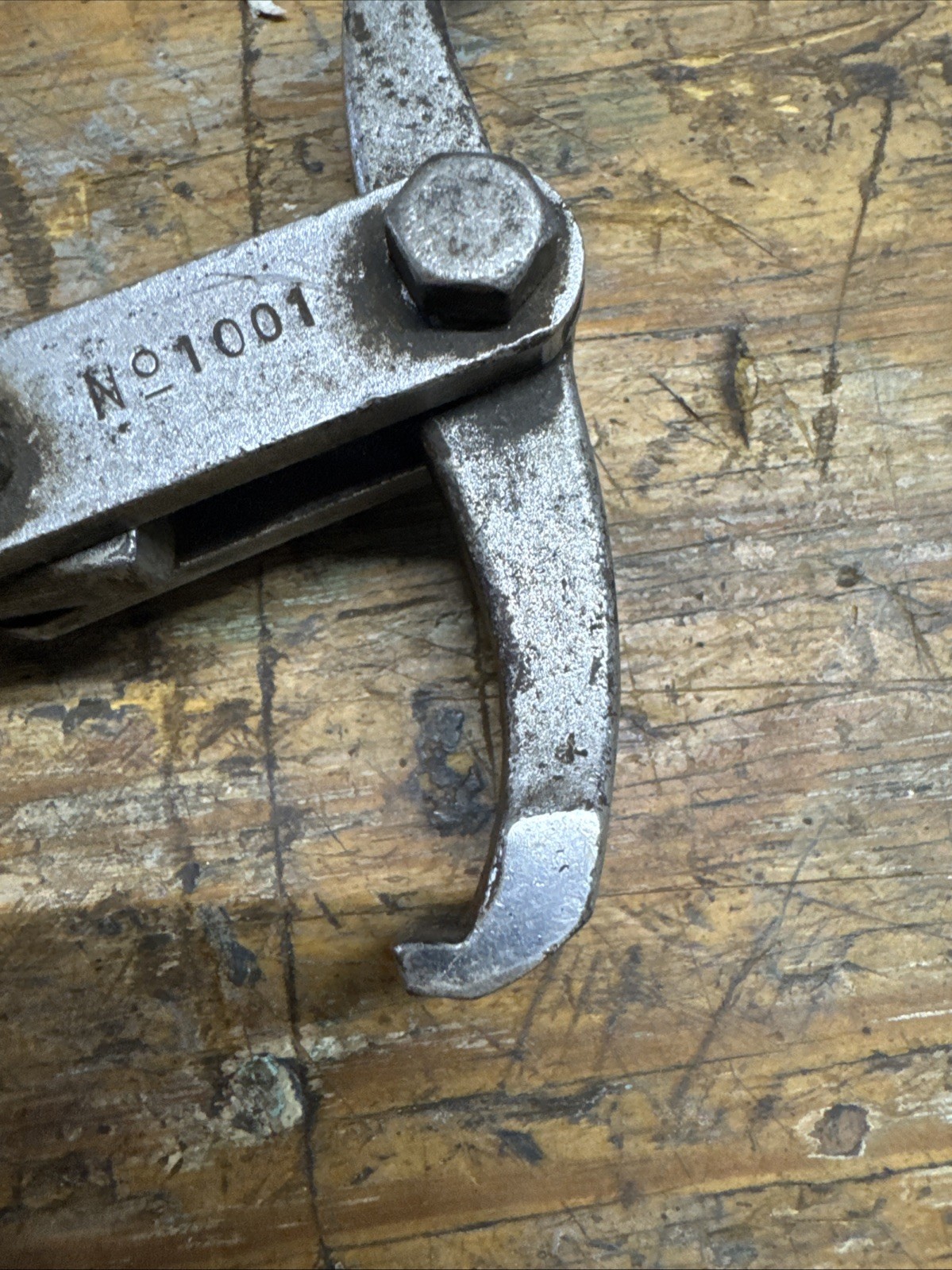 Vintage OTC Owatonna Tool CO NO 1002 2-Jaw Gear Pulley Puller 4.5” Arms