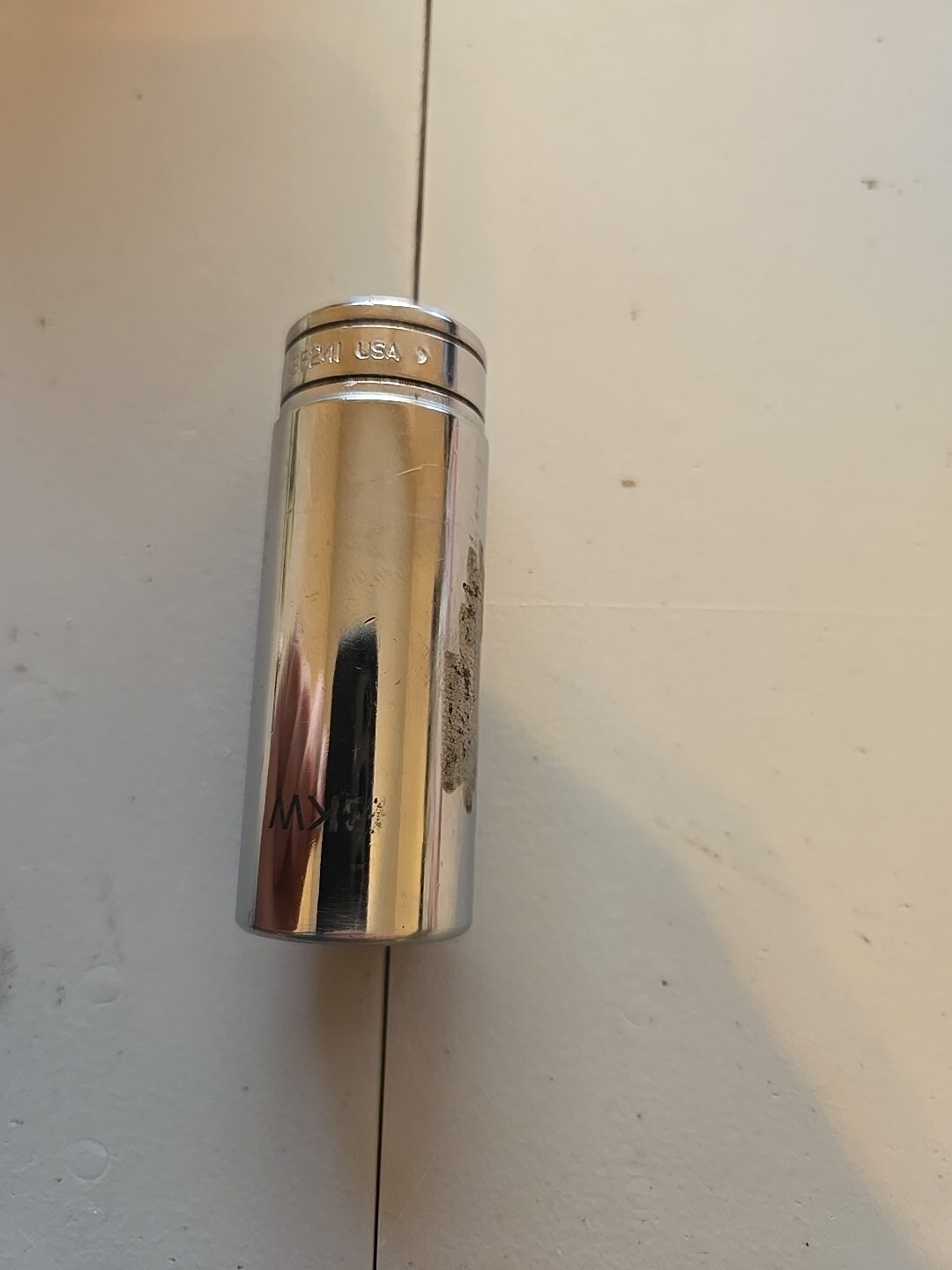 Snap On 3/8″ Drive 3/4″ 12PT SAE Deep Chrome Socket USA SF241