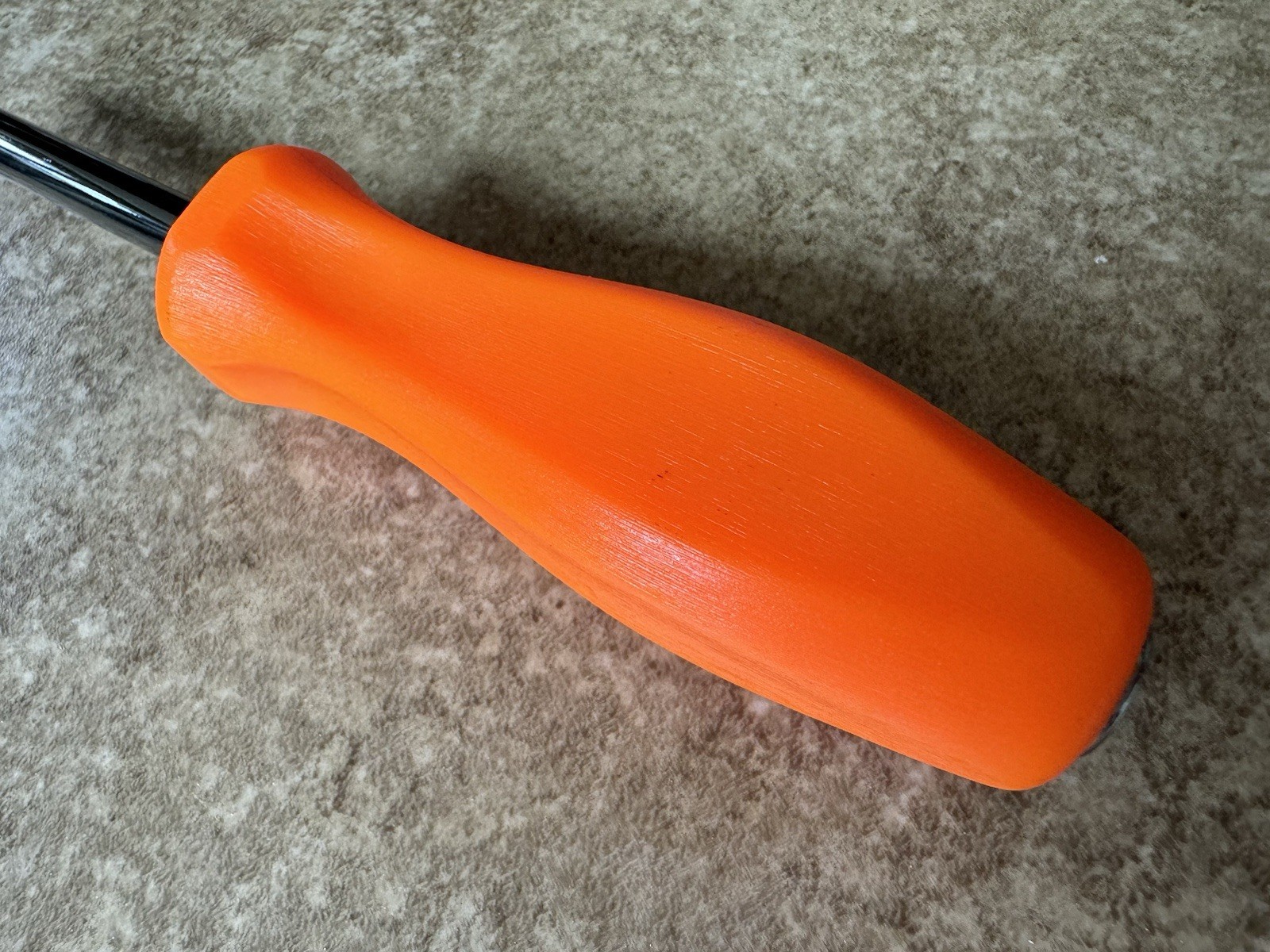 🟠 NEW Snap-On ORANGE Hard Handle 1/4″ MALE / FEMALE Socket Driver TM4CSAO U.S.A