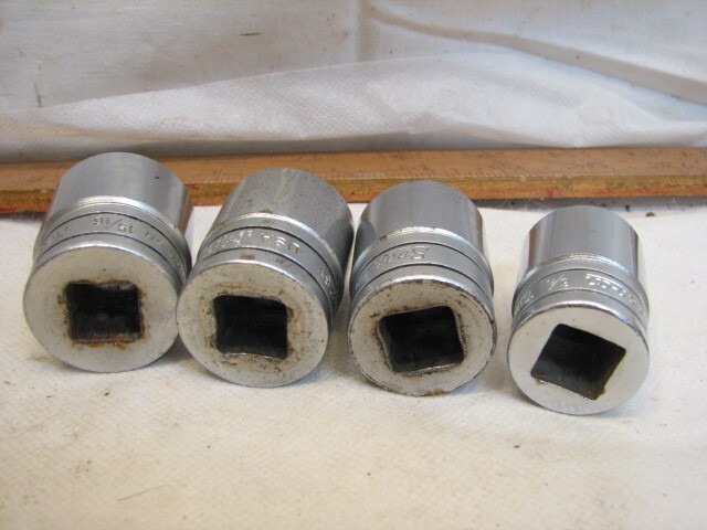 Set Snap-On 1/2″ Drive Shallow/Standard Length 6-Pt Sockets 7/16 – 1-1/4″ Tools