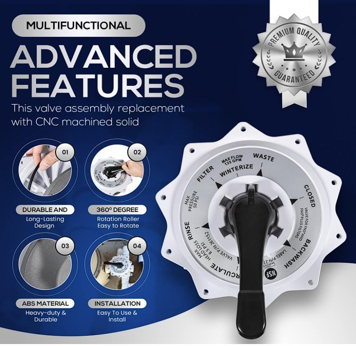 270067 2-Inch Top Valve Assembly Replacement Kit for Pentair Top and Side Mount