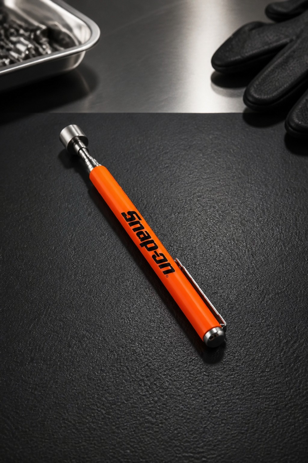 3X PROMO For Snap-on Tools MAGNETIC PICK UP TOOL TELESCOPING UP TO 21″ ORANGE 🟠