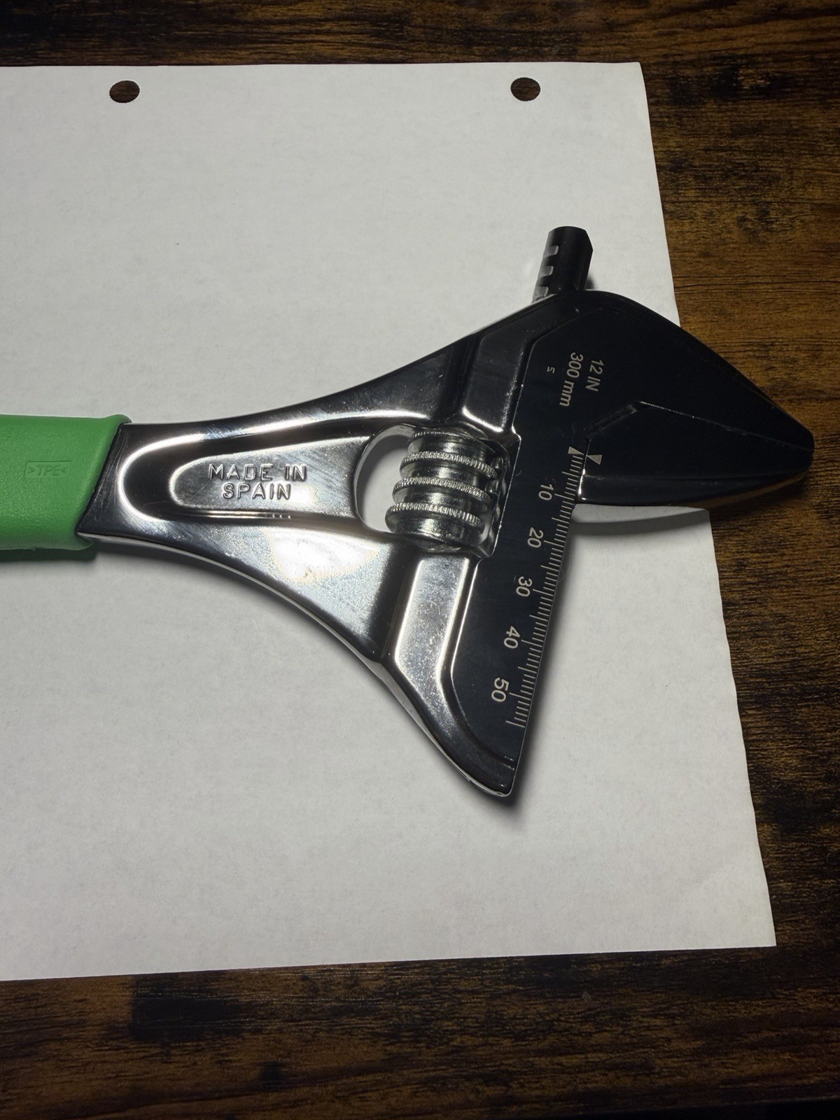 Snap-On 12” Wide Mouth Adjustable Wrench ADHW12AG