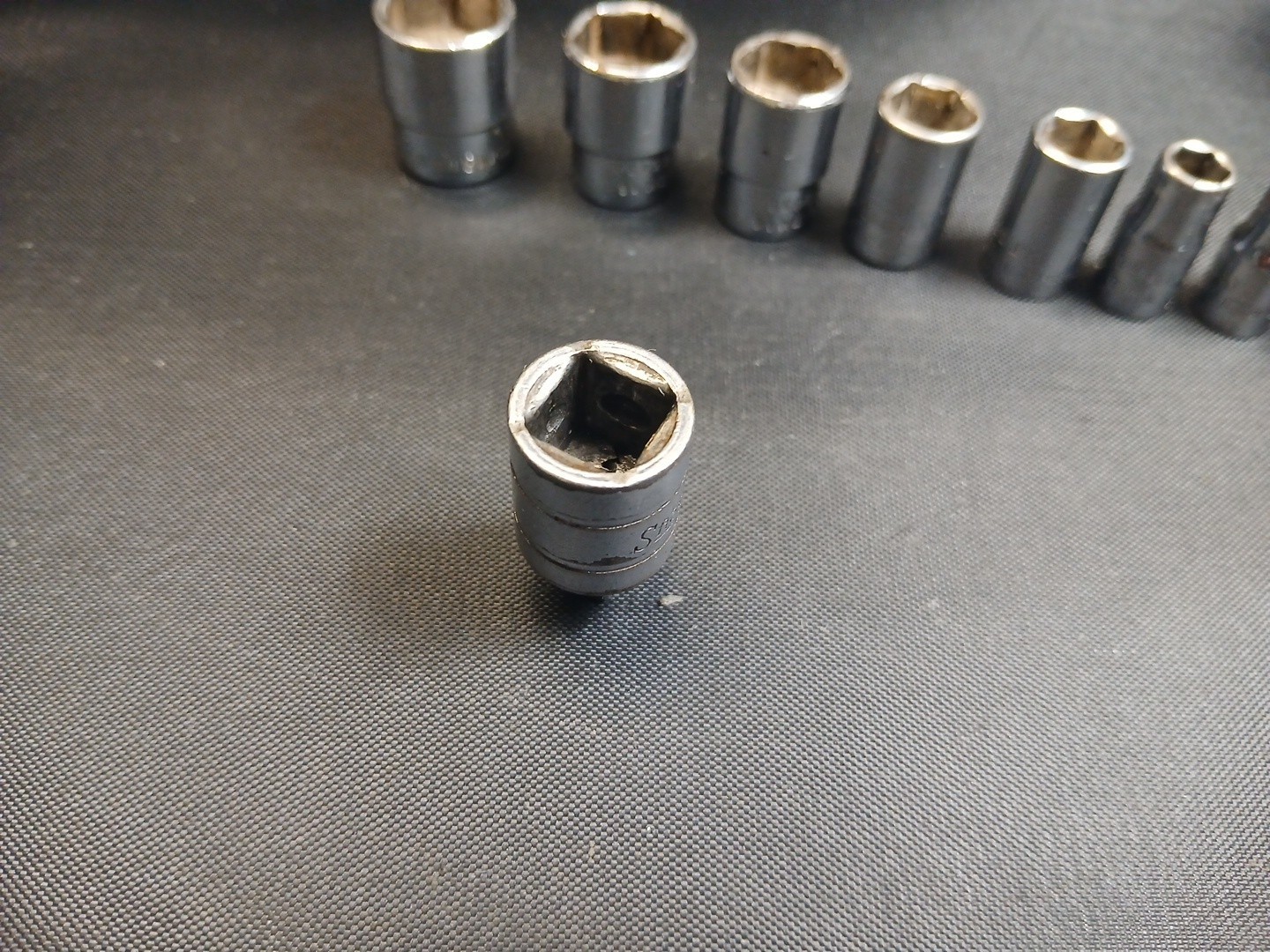 Snap On 1/4 Inch Drive Metric Ratchet Socket Set NO MISSING PIECES