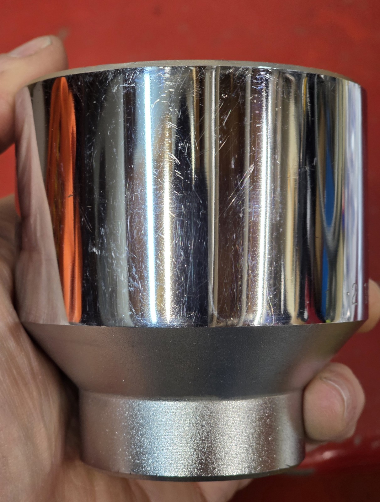 SK Tools 3/4″ Drive 2-1/4″ Polished Chrome Shallow Socket 12pt 47172 USA
