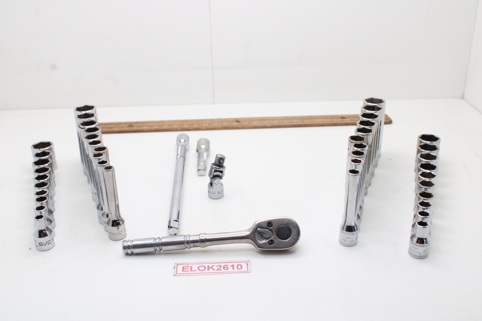 Snap-on 144TMPB 44 Piece 1/4″ Drive 6-Point Metric/ SAE General Service Set USA