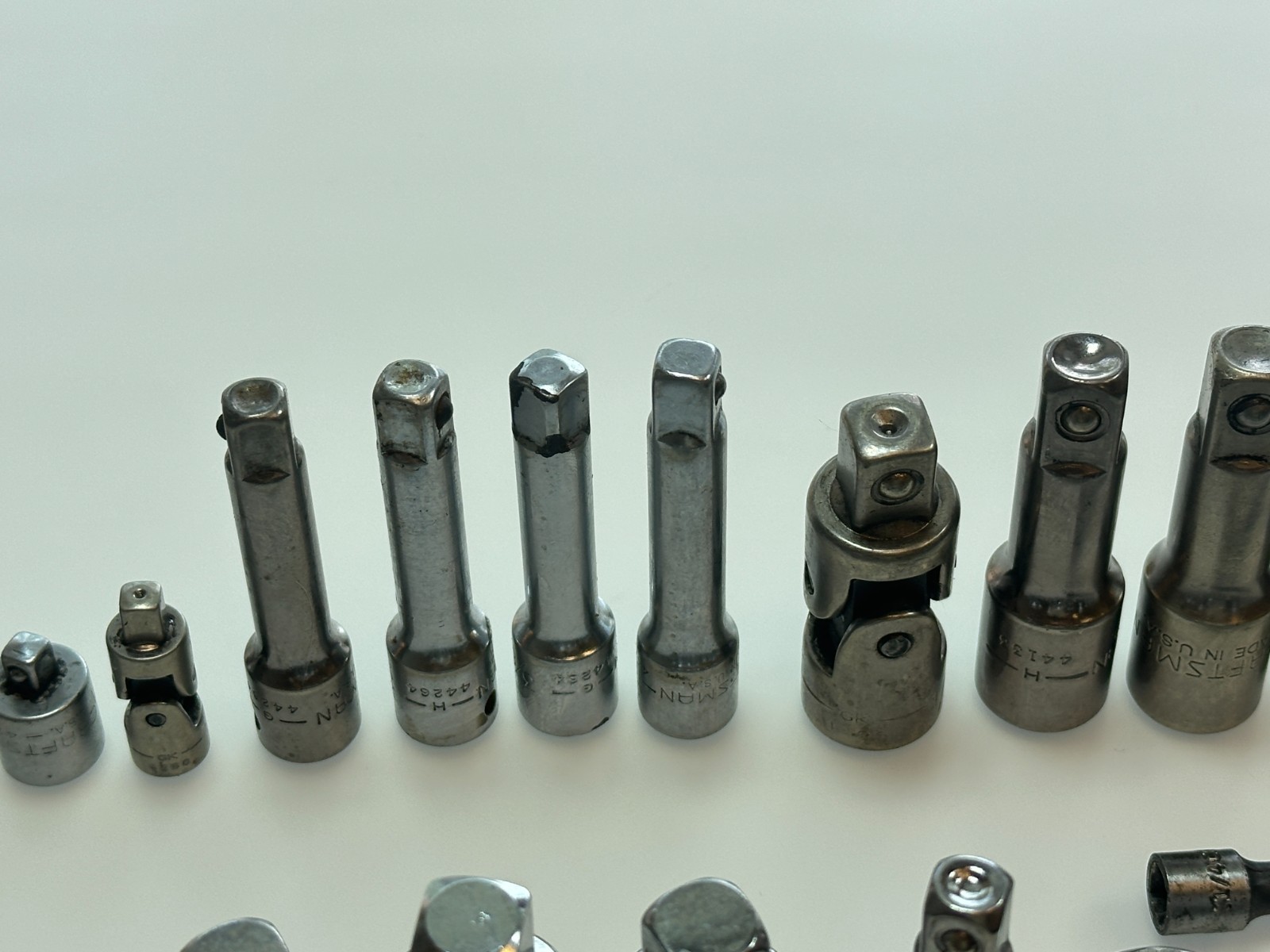 Craftsman Tools 36pc Extension Adapter Joint Lot, 22 USA Made & 14 Non-USA Made