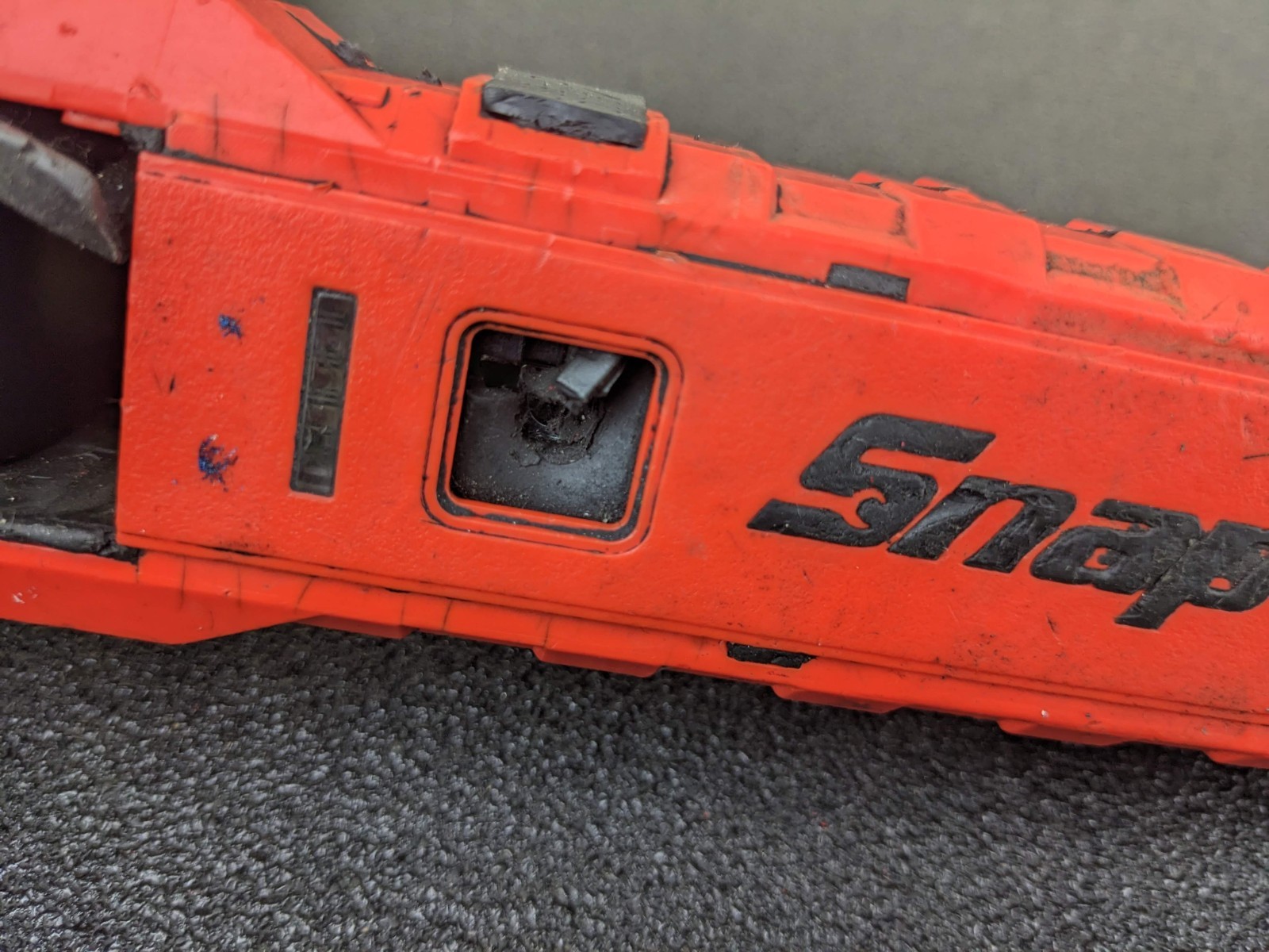 #bp273 Snap On Orange 400 Lumen Rechargeable LED Work Light ECARB042OA AS IS