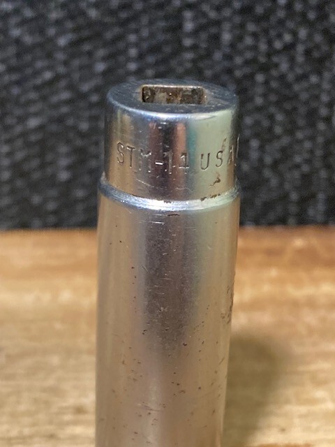 Snap-on Tools USA STM14 1/4″ Drive 7/16″ SAE 6 Point Deep Chrome Socket