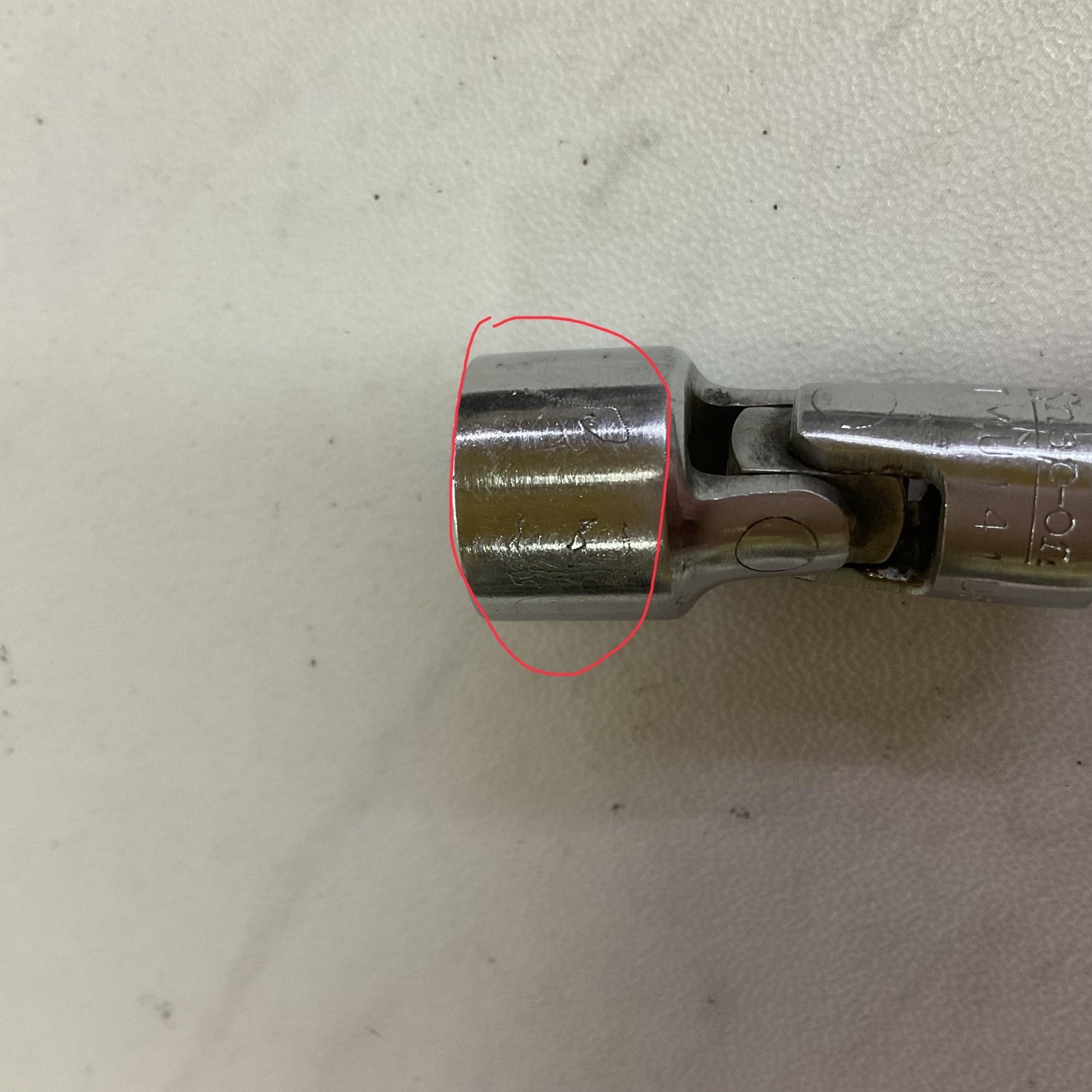 Snap-on TMU141 7/16″ Universal Swivel Socket 1/4″ Drive 12-Point USA SHIPS FREE