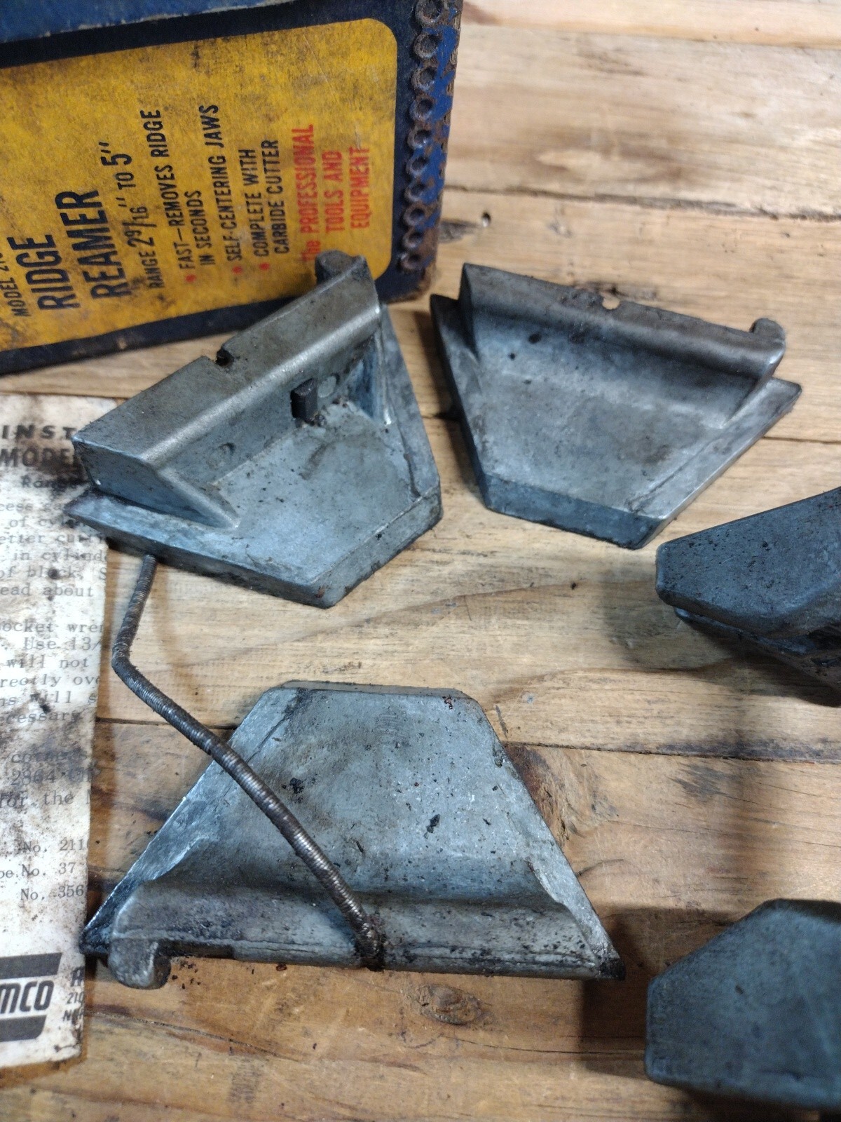 Ammco Model 2100 Ridge Reamer Tool INCOMPLETE Range 2 9/16” to 5 Vintage USA