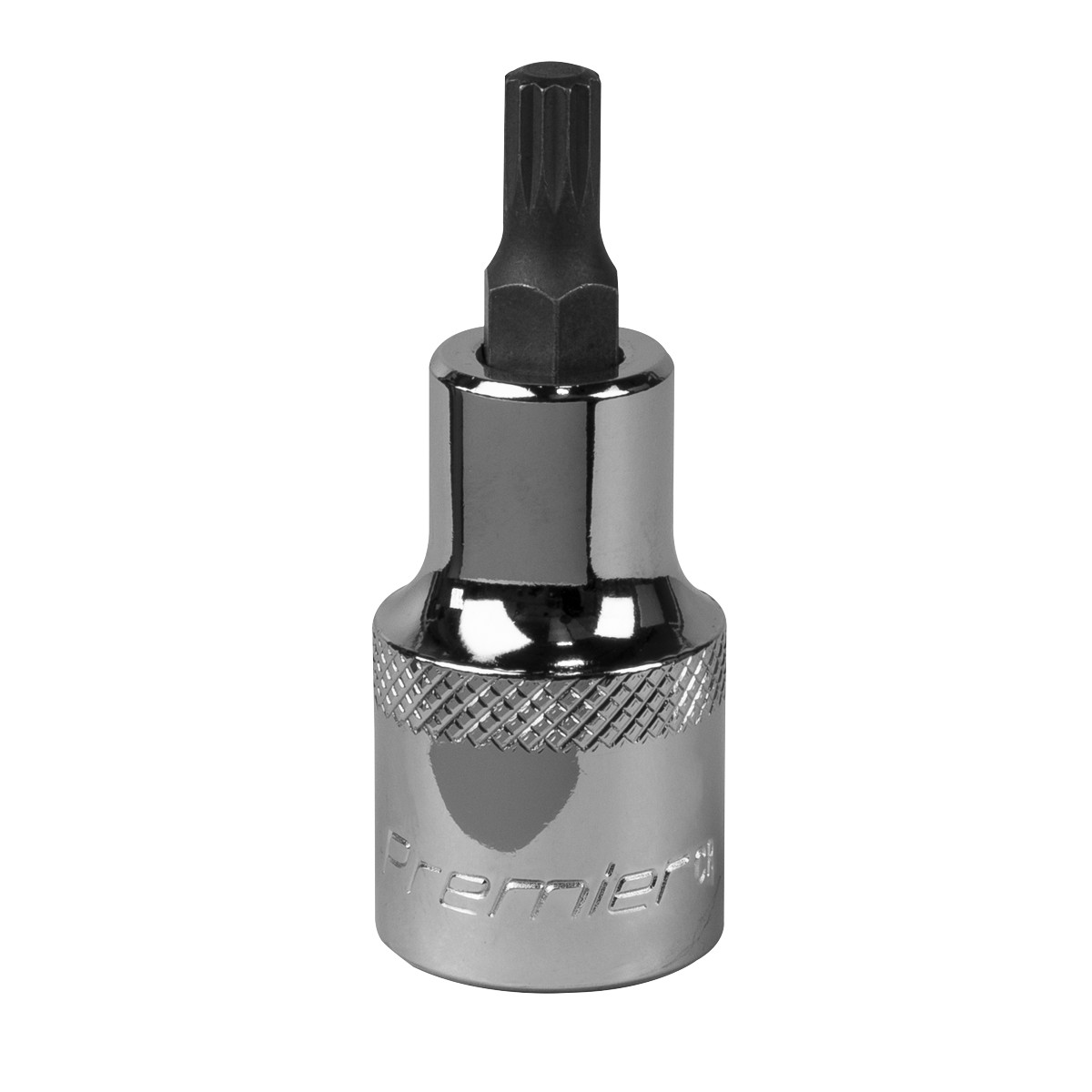 Sealey Spline Socket Bit M6 1/2″ Drive Forged Chrome Vanadium Steel Tool SBS011