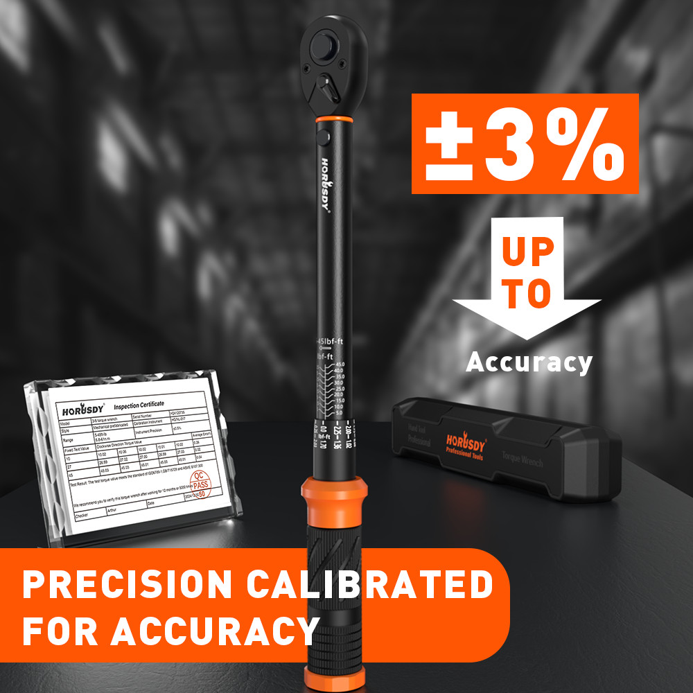 3/8″ Torque Wrench Snap Socket Professional Drive Click Type Ratcheting