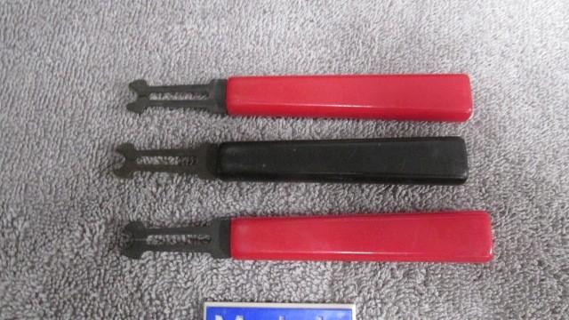 VINTAGE WALDES TRUARC APPLICATOR 3 PIECE SET ~ BAKELITE HANDLES ~ MADE IN USA