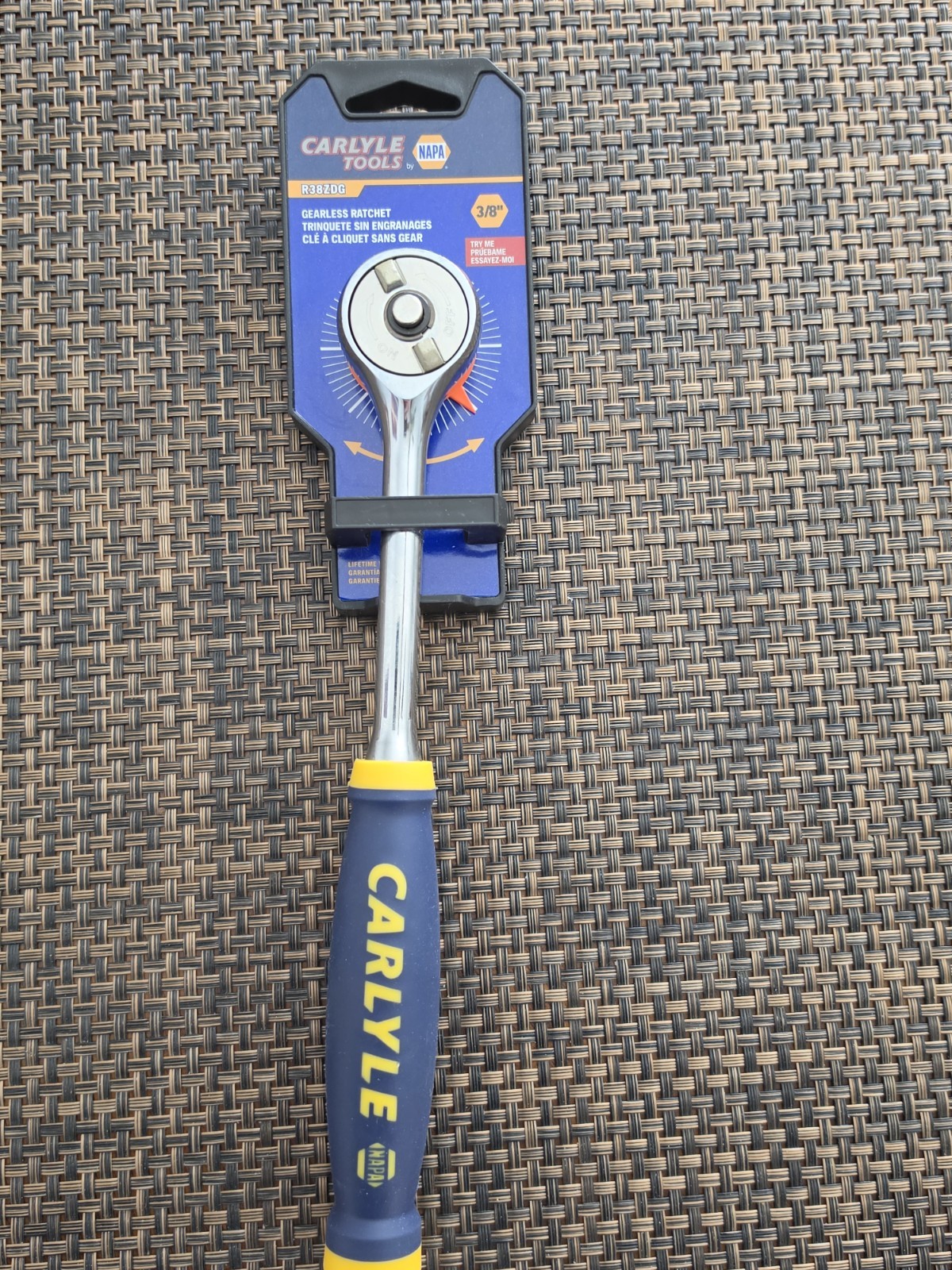 Napa Carlyle Tools 3/8″ Drive Zero Degree Gearless Ratchet R38ZDG BRAND NEW!