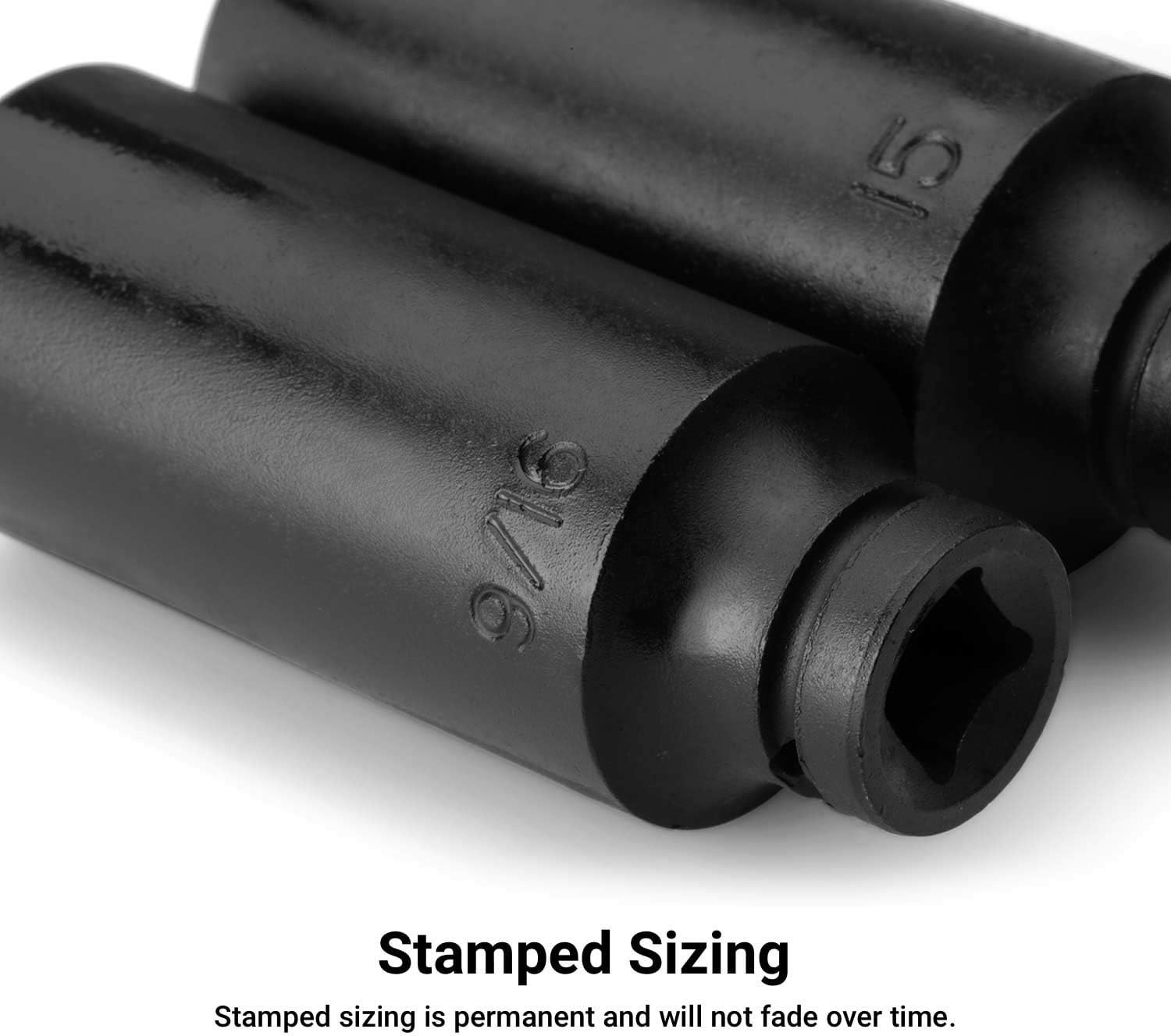 1/4-Inch Drive Master Impact Socket Set Shallow & Deep Set / 4-15 mm