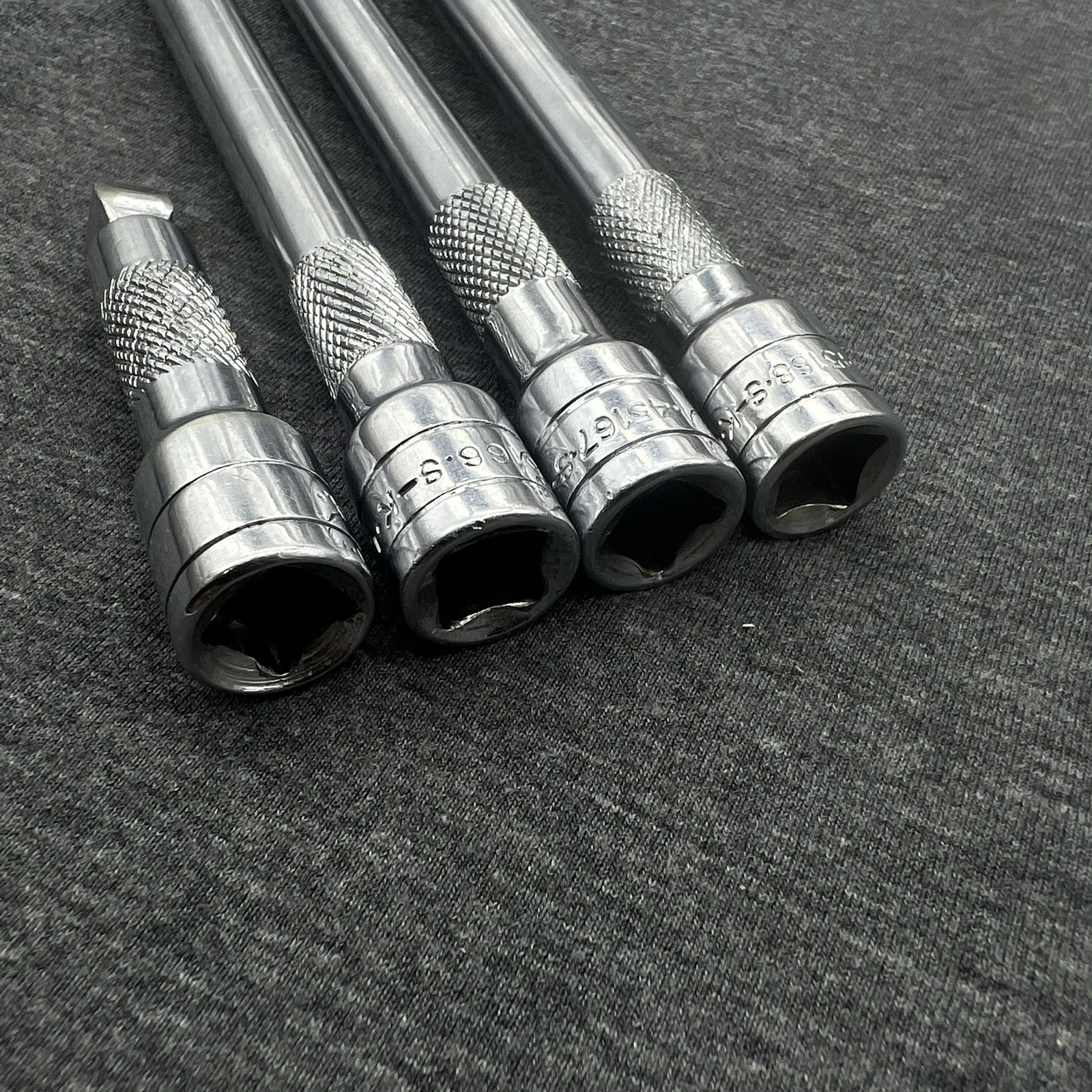 S-K Tools 4 Piece 3/8” Drive Wobble Extension Set 4524 USA