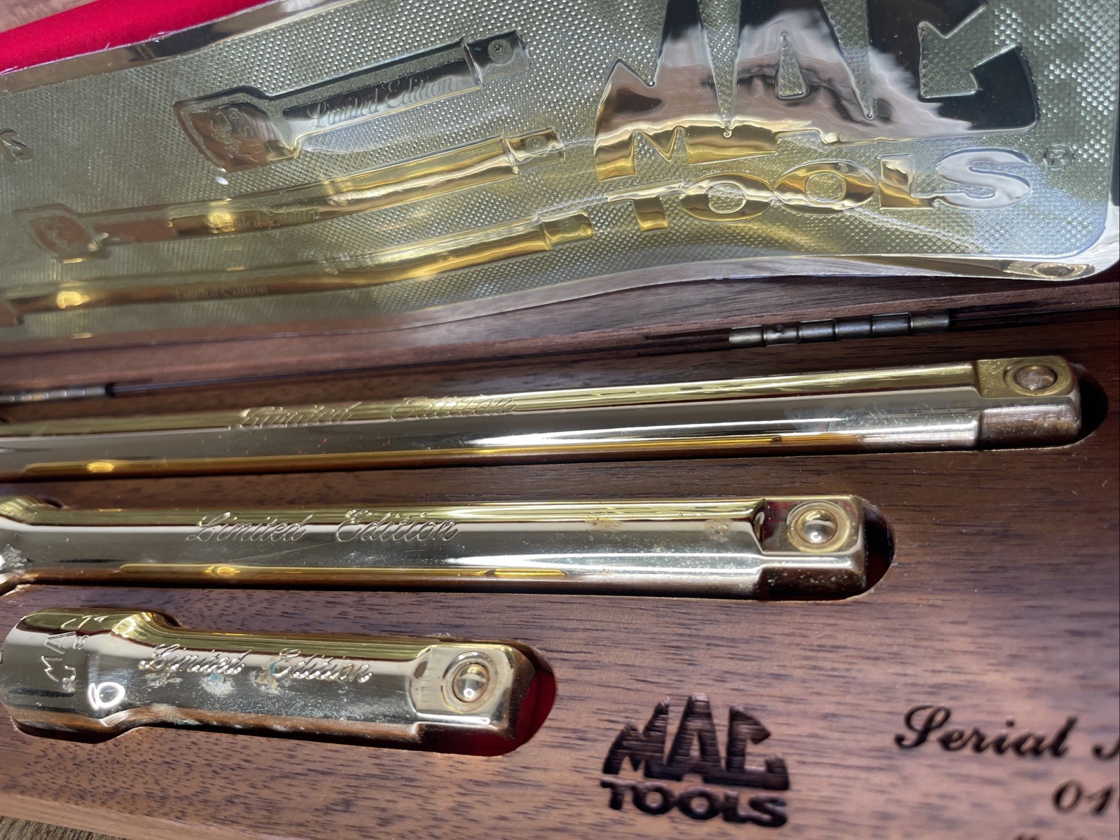 1991 Mac Tool Socket Extension Gold Plated Collector Club