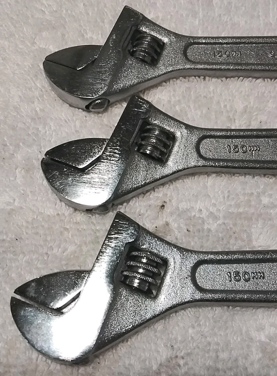 3pc 68506 K-D/ EASCO 6″- 150mm 3/4″-19mm CAPACITY ADJUSTABLE WRENCH SET