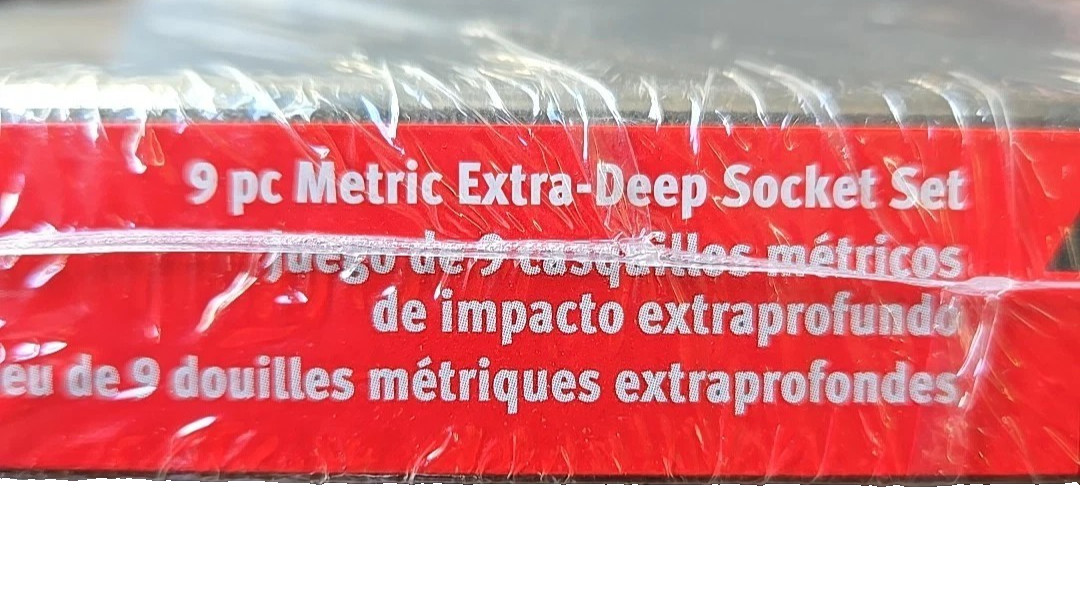 New Snap-on™ 1/4″ drive 7 – 15 mm 9pc 6-pt Extra Deep Socket SET 109STMML SEALed