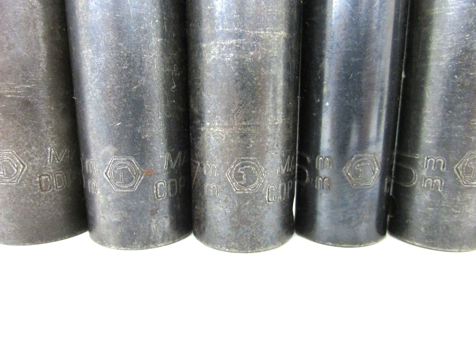 MATCO TOOLS 1/2” DRIVE METRIC DEEP IMPACT SOCKET SET, 6-POINT, USA