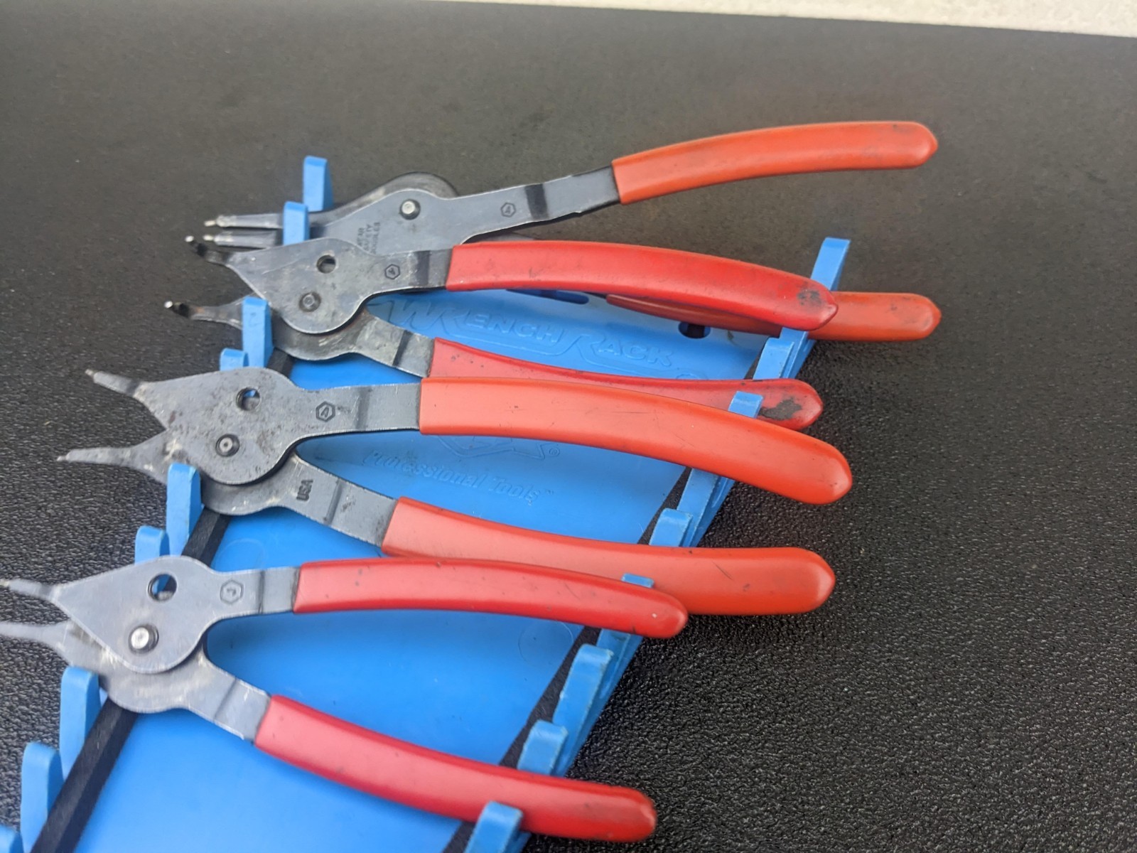 #bn144 Blue Point Tools 4pc Snap Ring Pliers Set Internal/External pr12a pr34a