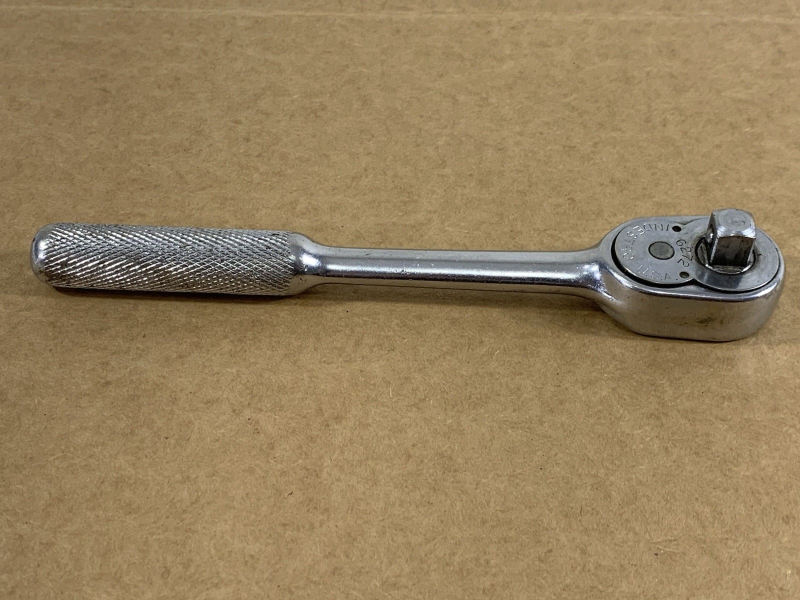 Vintage INDESTRO 6272 Ratchet 3/8″ Drive 7.5″ Long MADE IN USA