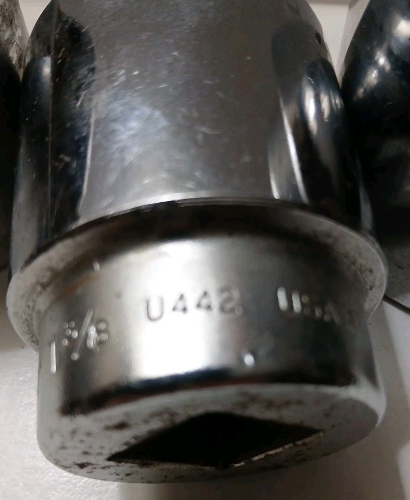 Blue Point Vtg U562 1 3/4″, U462 1 7/16″, U442 1 3/8″ SAE Socket Lot of 3
