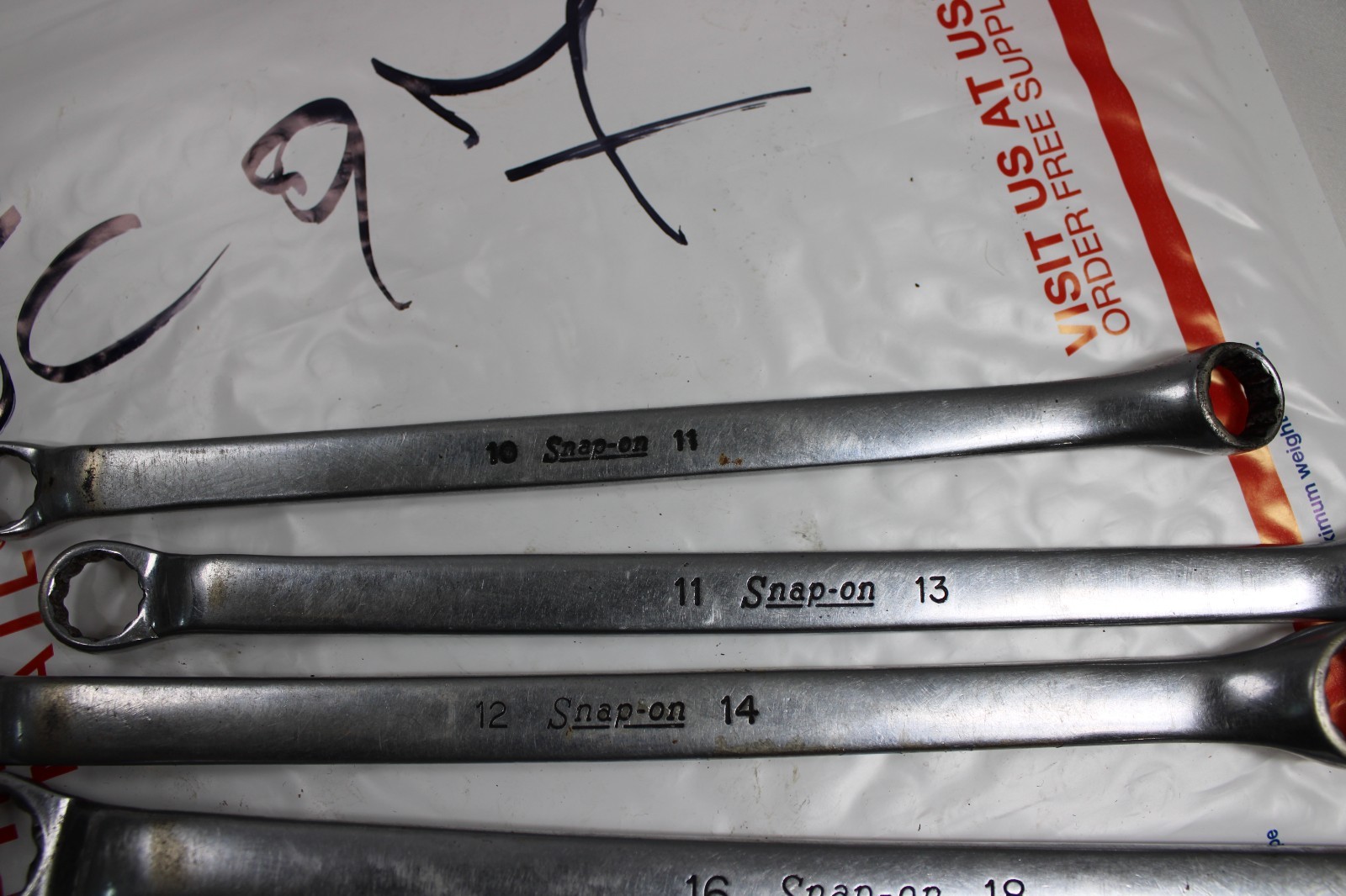 Snap On XBM Metric Double Box End 12 point Wrench Set 5 piece 10mm – 22mm