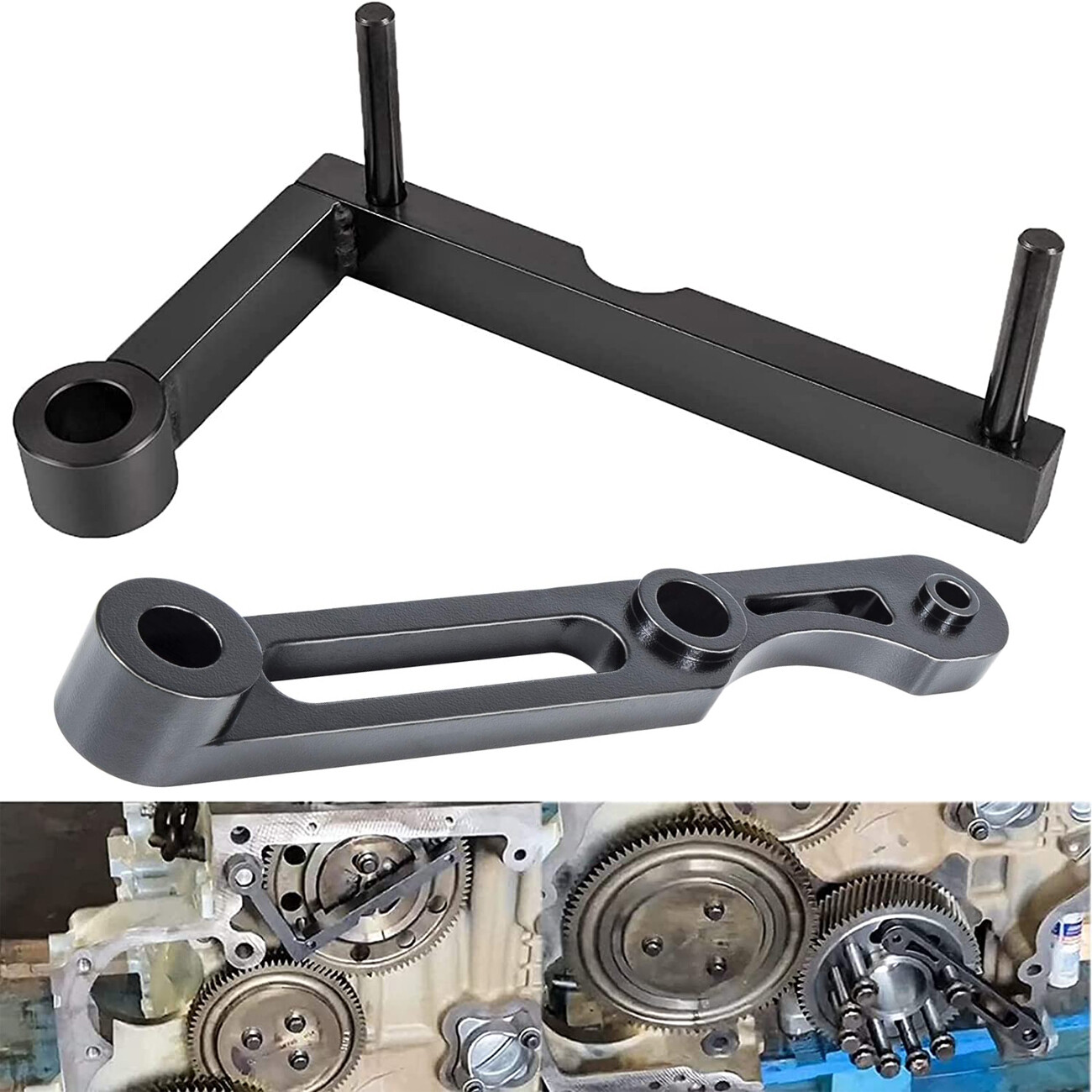 Idler 3 Cantilever J-47487 & Crankshaft TDC Locating Tool J-48630 for DD13 DD15