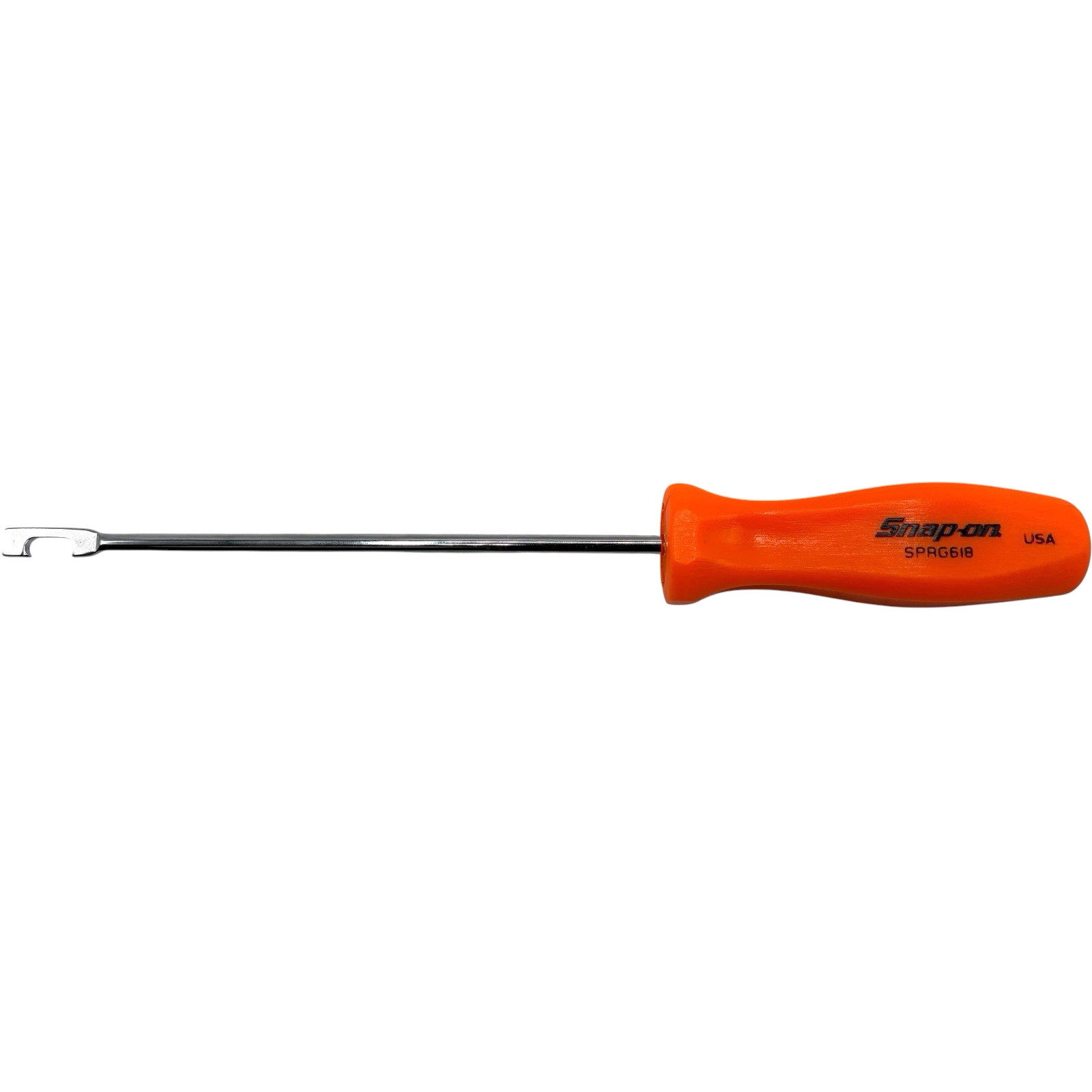 Snap On Tools Push Pull Spring Tool Groove Orange SPRG618O 6 Inch Shaft