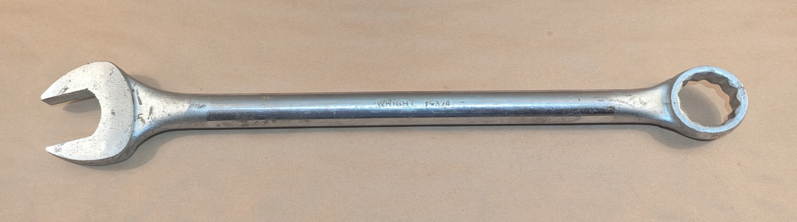 Wright Tool 1156 1-3/4″ Combination Wrench 12-Pt USA Heavy Duty 25.5″ Vintage